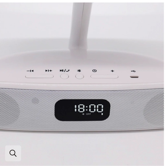 Impressions Melody Duotone Makeup Mirror with Bluetooth Speakers- White - Picture 3 of 8